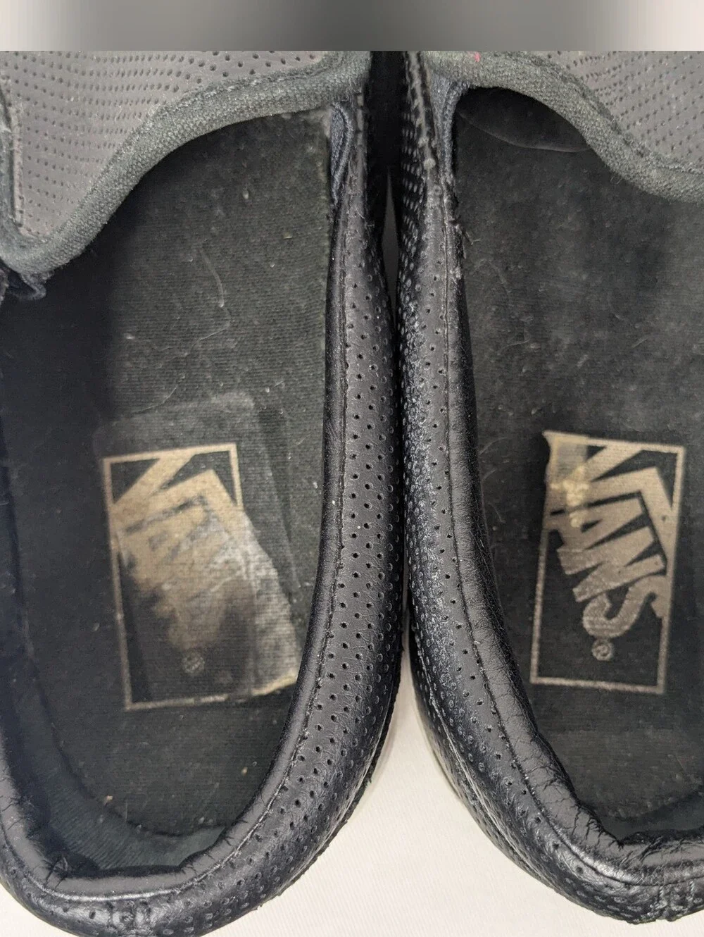 Vans gently worn