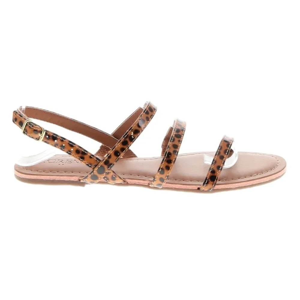 J.Crew Tortoise ankle-strap sandals Item AW599