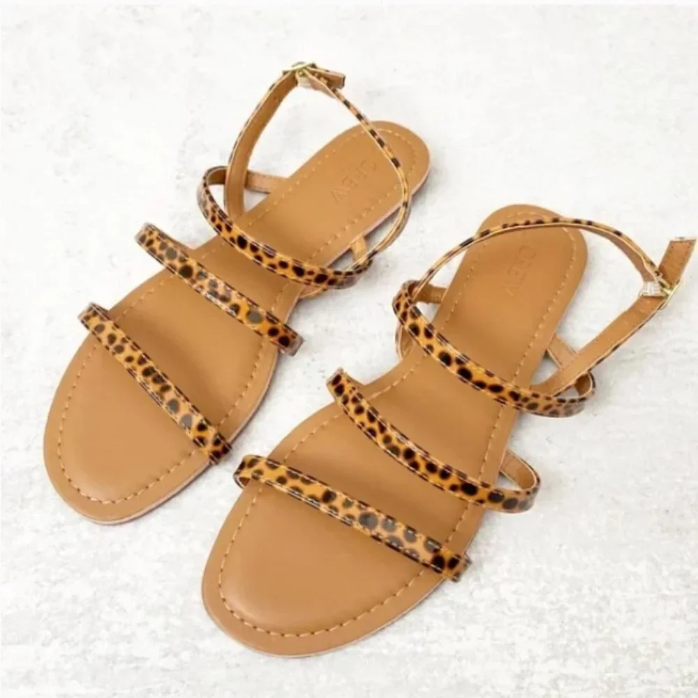 J.Crew Tortoise ankle-strap sandals Item AW599