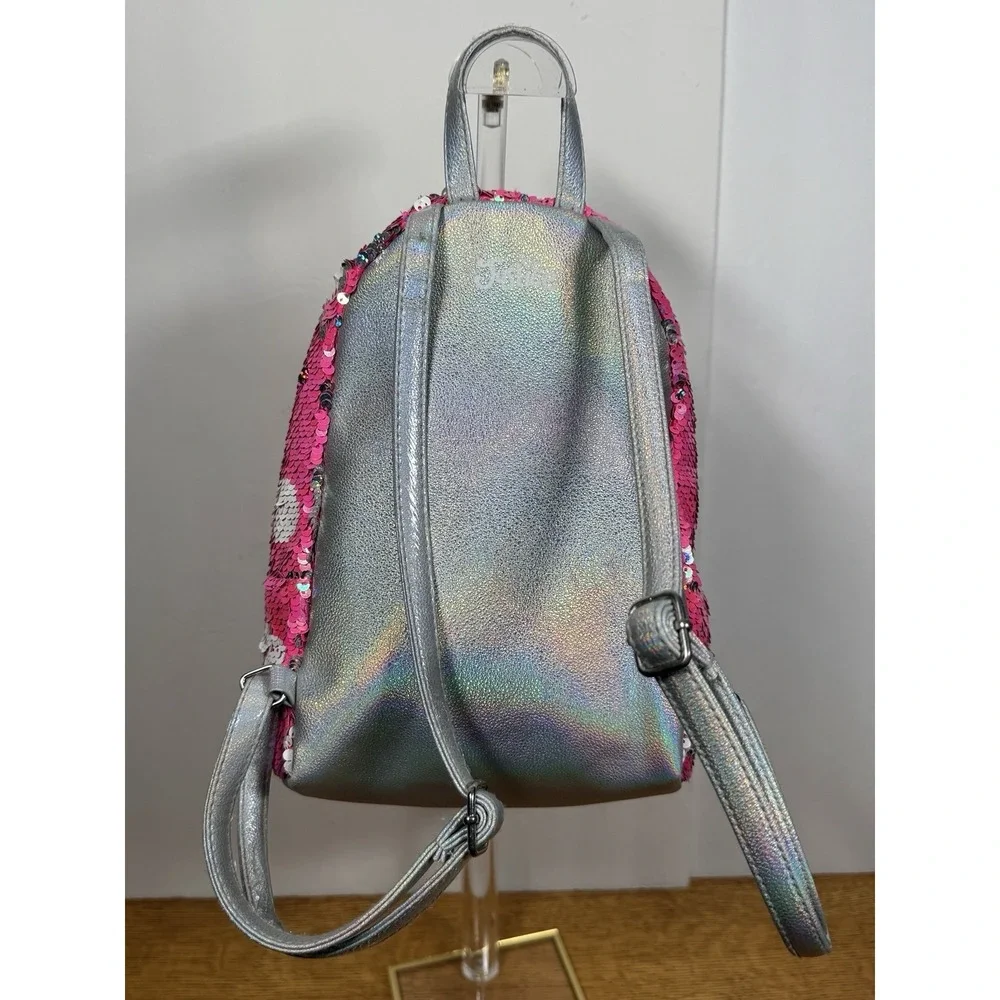 Justice backpack pink