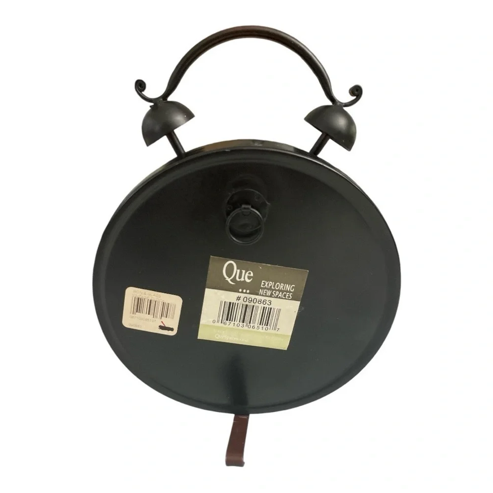 Iron & Glass Vintage Clock le boutique