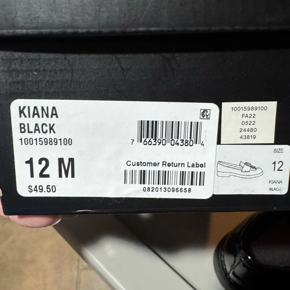 New‎ in Box INC Girls Black Patent Kids Dress Shoes Holiday Special Occasion