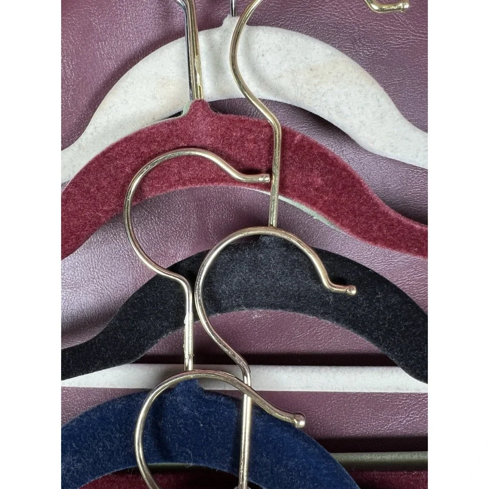 Velvet‎ Covered Hangers Set of 8