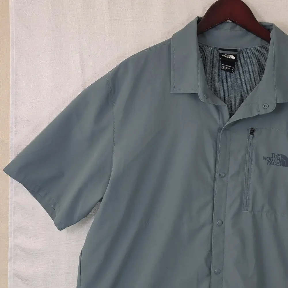 The North Face First Trail Men’s XL Shirt Snap Up Vented Outdoor Fishing UPF 40+