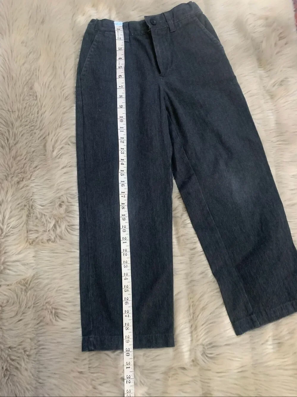 Gap Boys Easy Fit Size 7 Charcoal Color Pants