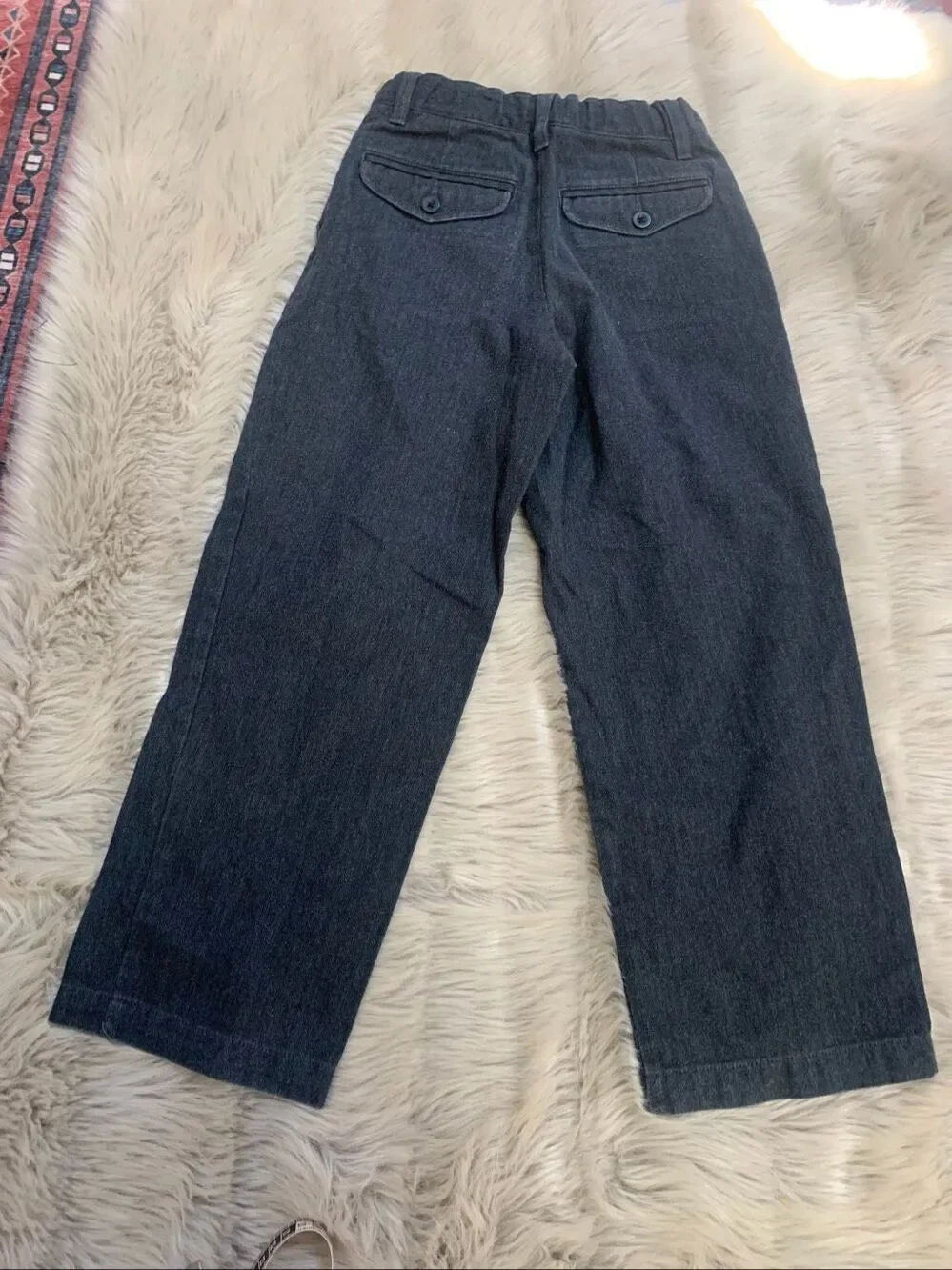 Gap Boys Easy Fit Size 7 Charcoal Color Pants