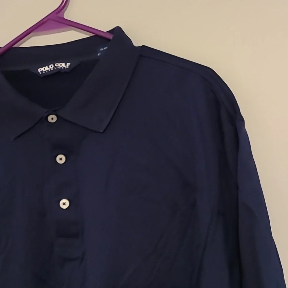 Polo Golf Ralph Lauren navy polo‎ shirt Mens Large