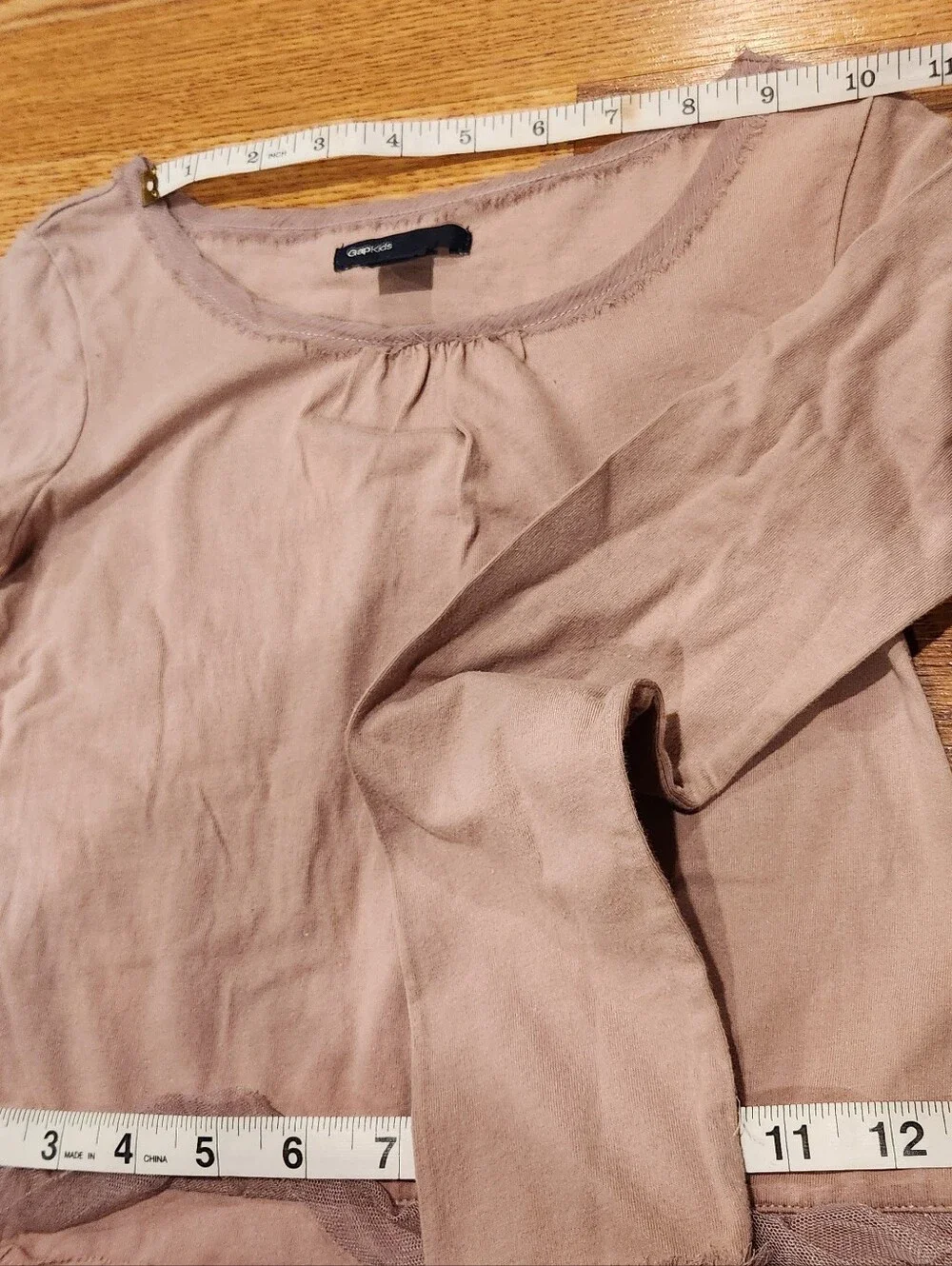 Gap Kids Pink/Taupe Skirt - Small (6-7)