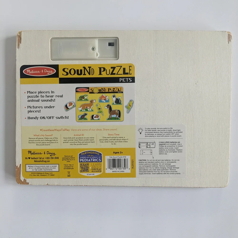 Melissa & Doug world yellow fit