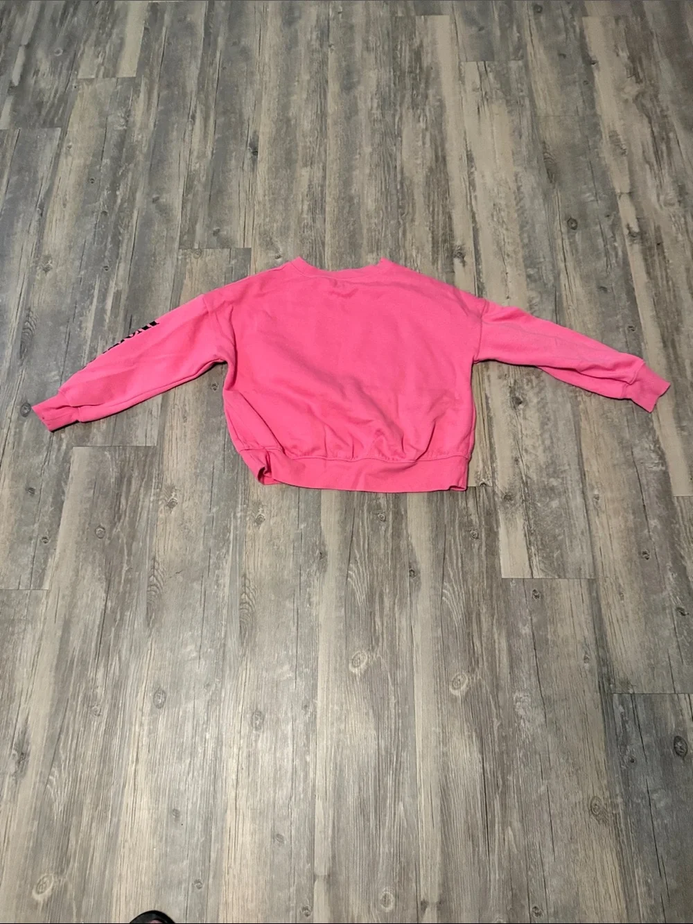 Justice Bright Pink 'Positive Thoughts Daily' Crewneck Sweatshirt