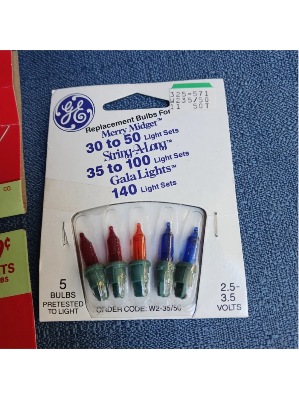 Vintage Mini Light Replacement Bulbs Christmas String Lights Lot See Pictures