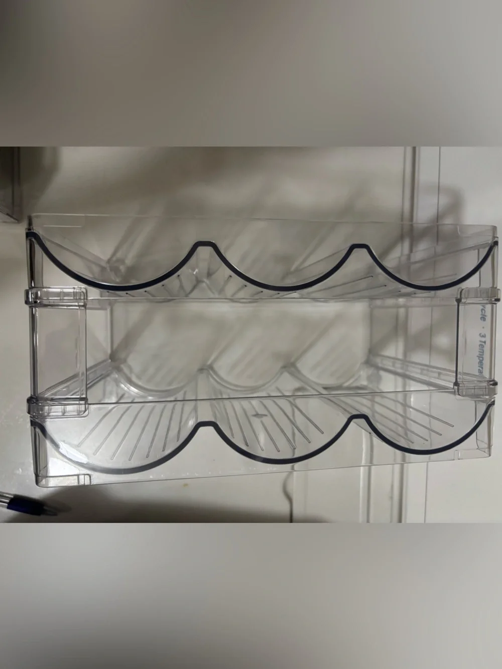 Clear 2-Tier Acrylic Bottle Organizer