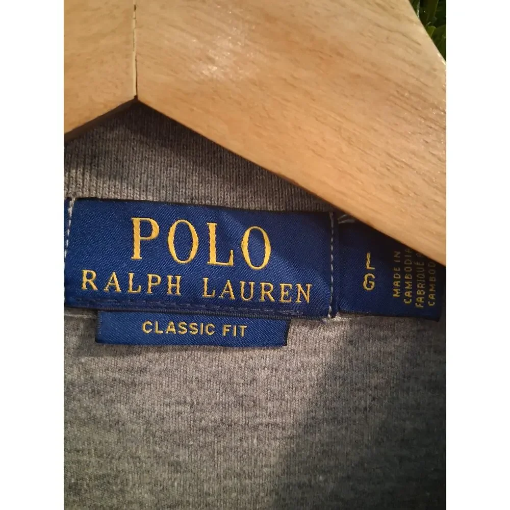 Polo Ralph Lauren Men's Classic Fit Soft Touch Polo Shirt Heather Gray Size L
