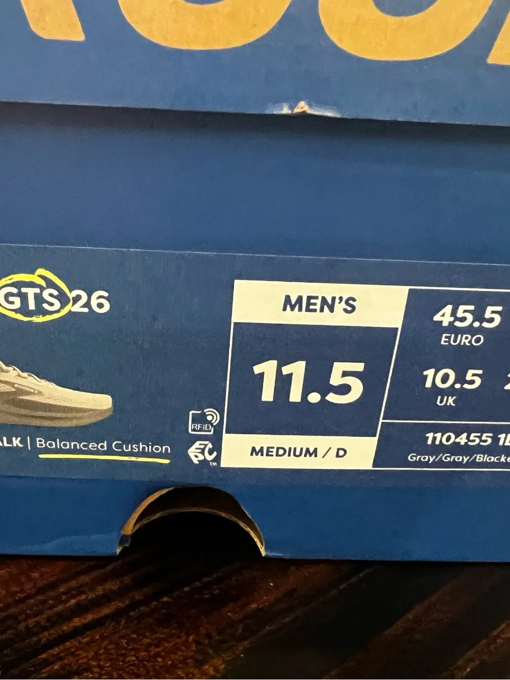 Brooks responsive collar shoe