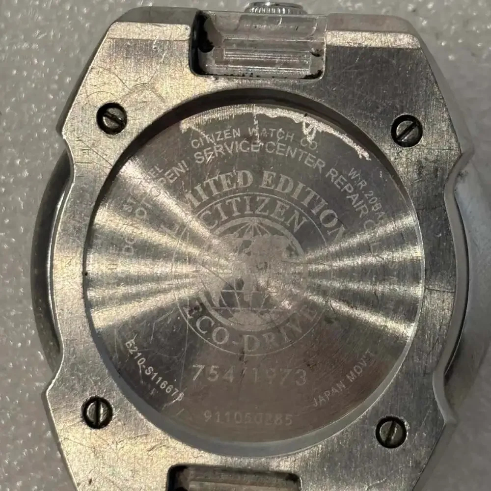 Citizen Promaster Tsuno Chrono Racer Bullhead Orange Dial AV0078-04X Watch Head