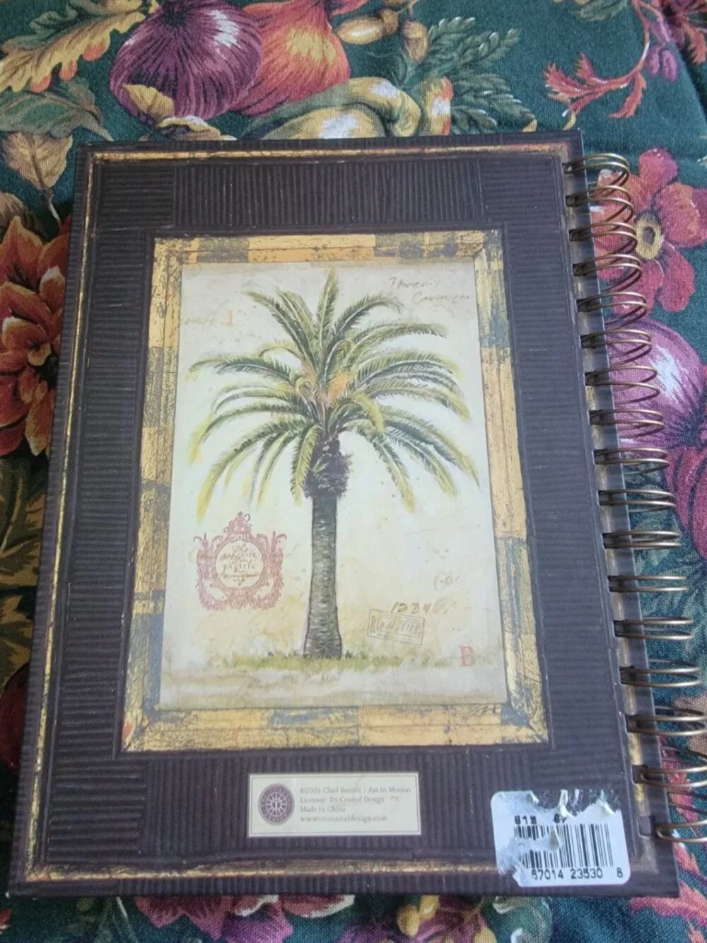 2002 Chad Barrett Journal Photo Album Palm Tree Excellent Condition