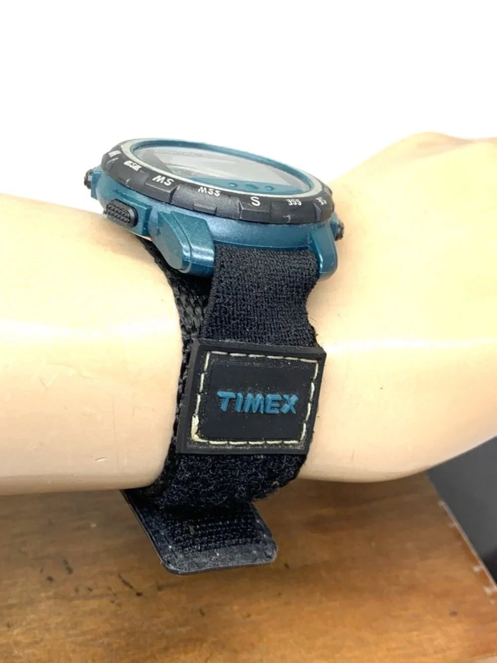 Timex Men's Watch Expedition Digital Compass Quartz Indiglo Nylon Strap 42mm