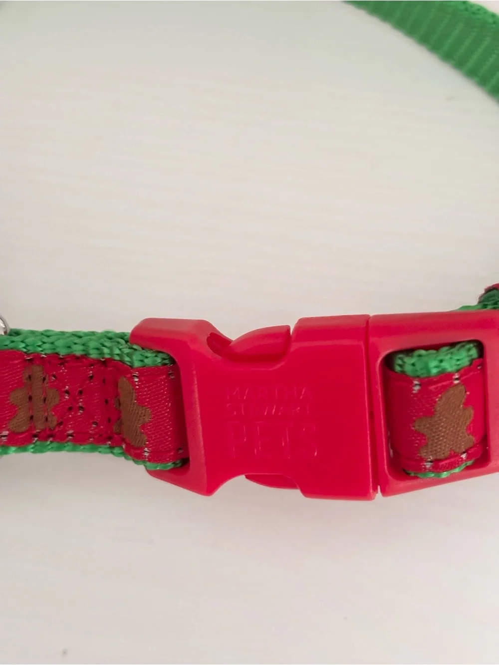 MARTHA STEWART PETS Holiday Collar Sz M