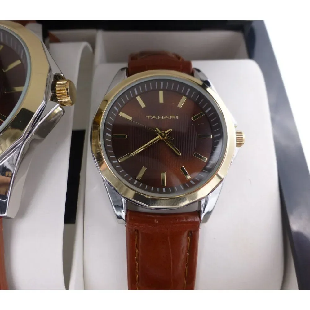 NIB - Tahari His and Her's Matching Watch Set (2 Watches)
