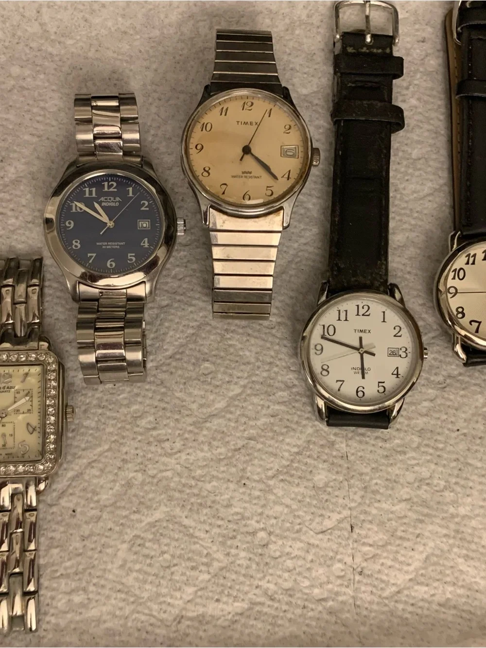 Lot of 10 mens watches timex men