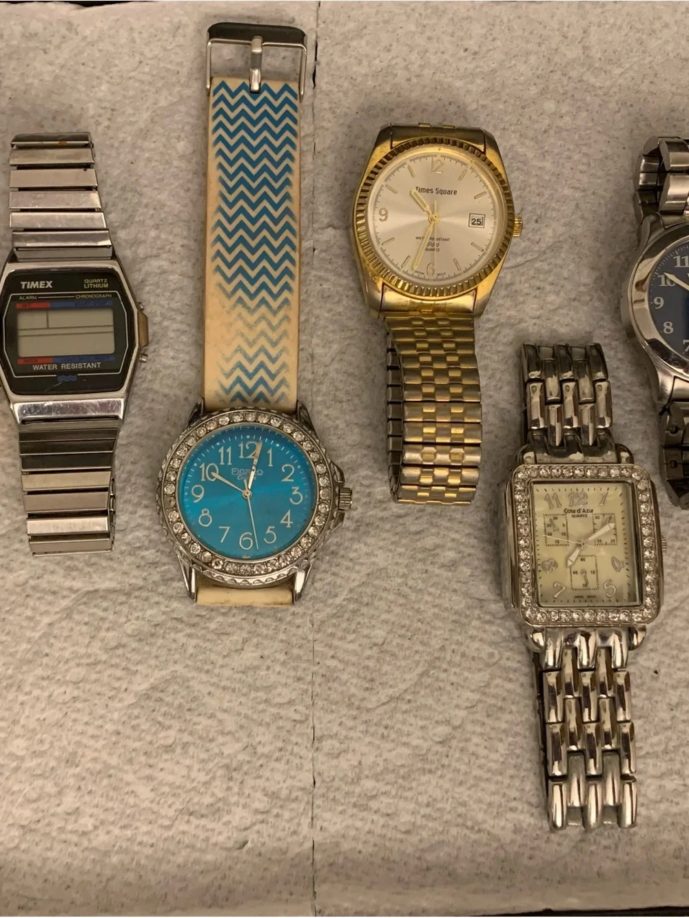 Lot of 10 mens watches timex men
