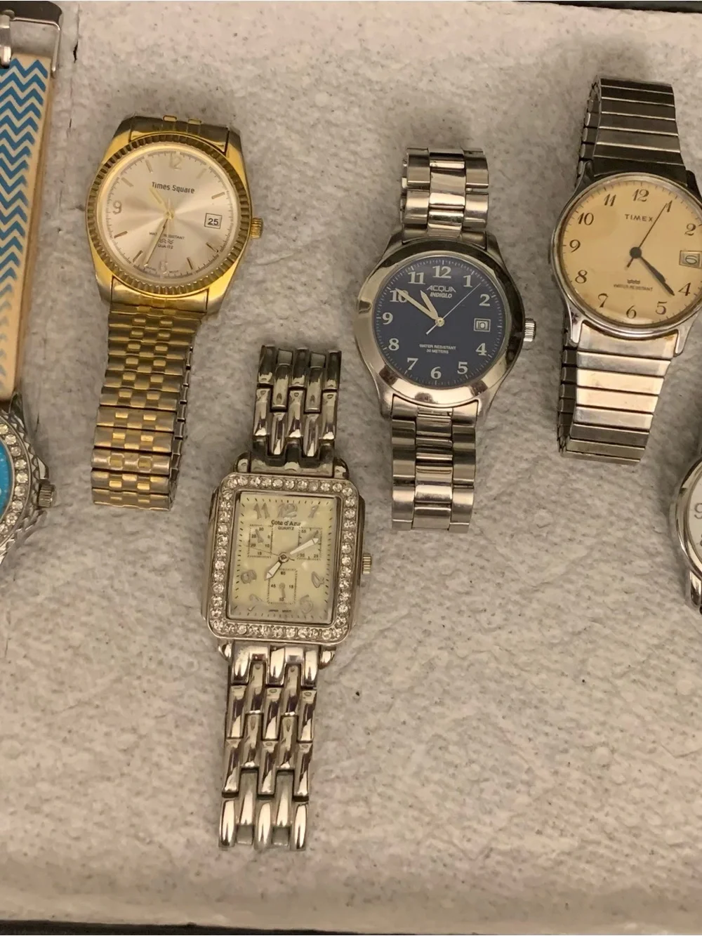 Lot of 10 mens watches timex men