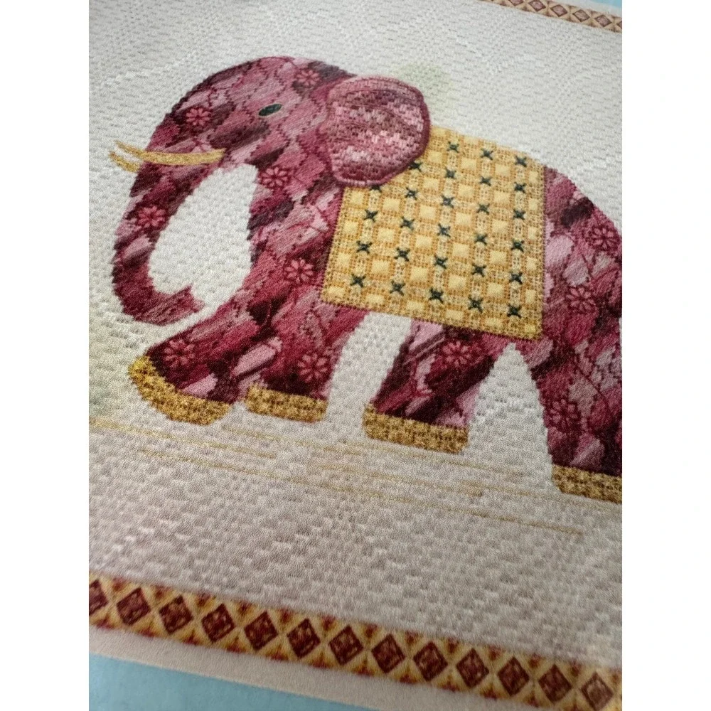 NOS Mary Long The Maharajahs Elephant Needlepoint Canvas Kit