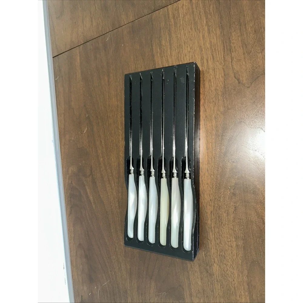 Sheffield Stainless Butter Knives In‎ Box Set Of 6 Vintage