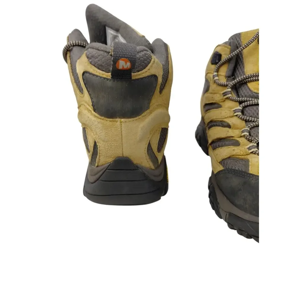 Merrell MOAB 2 MID Hiking Boots Earth Terre Khaki Men’s Size 11 Waterproof