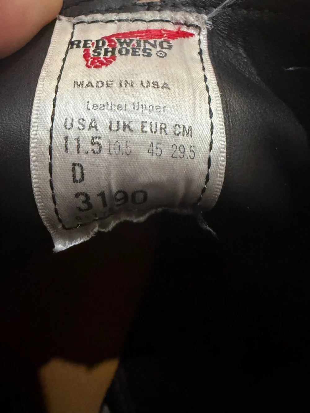 Red Wing incredibly 3190