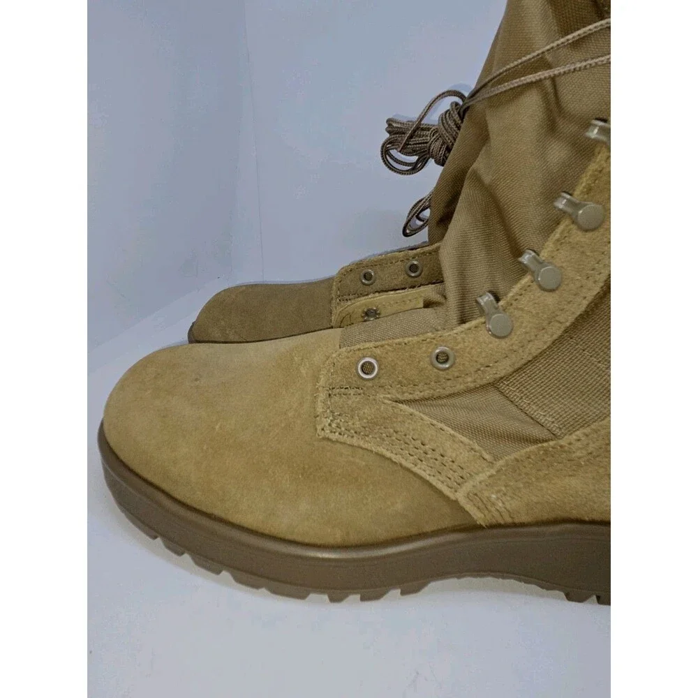 Rocky 798 Men’s 10 R Combat Boots Hot Weather Coyote Brown Suede Made In USA!