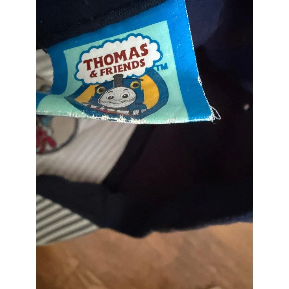 Vintage Thomas & Friends‎ Blue Hickory Stripe Conductor Baseball Cap Hat