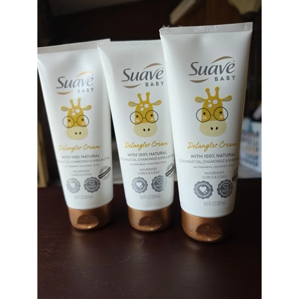 Suave Baby Detangler‎ Cream for Curls & Coils 6.8 fl oz (3 Pack)