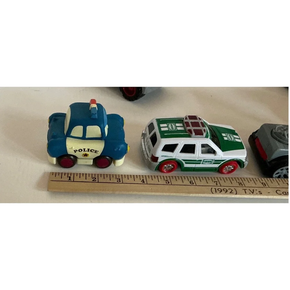 Tonka Hess Toy Truck Lot Fire Rescue Police Car Service Vehicles Set of 6