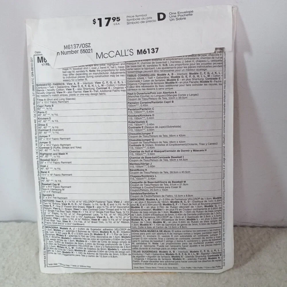 McCall's M6137 18