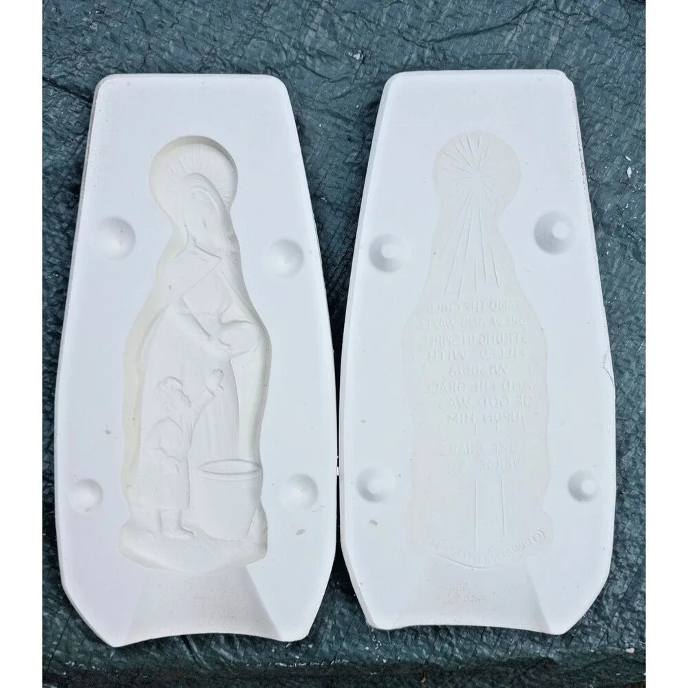 Duncan Bible Verse Slip Mold DM-648 (Verse focused on Christ)