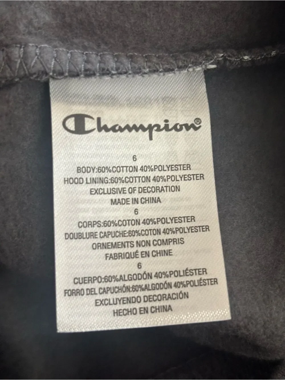 Champion Gray Logo-Print Hoodie & Jogger Set