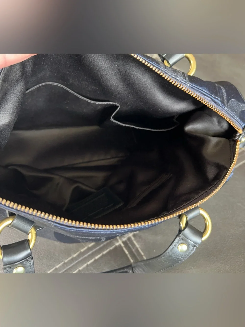 Coach signature satchel