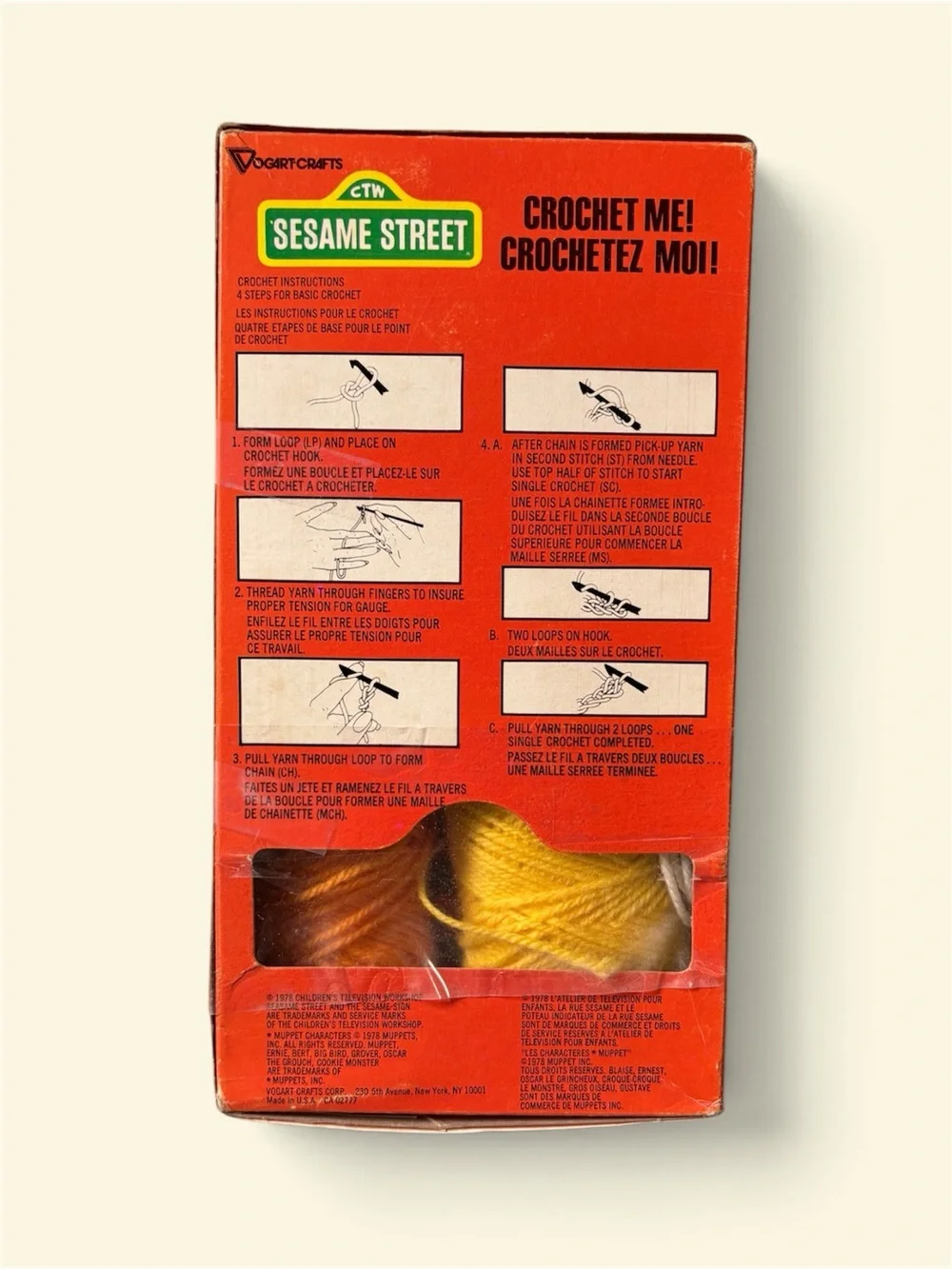 NWOT Sesame Street Crochet Big Bird Doll Kit
