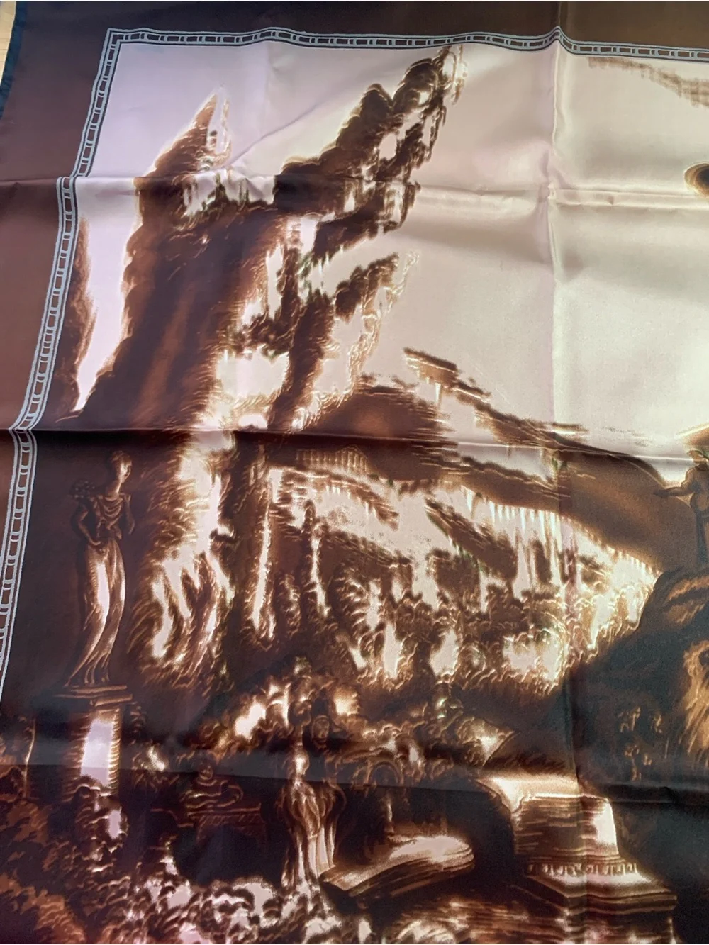 Prada silk scarf