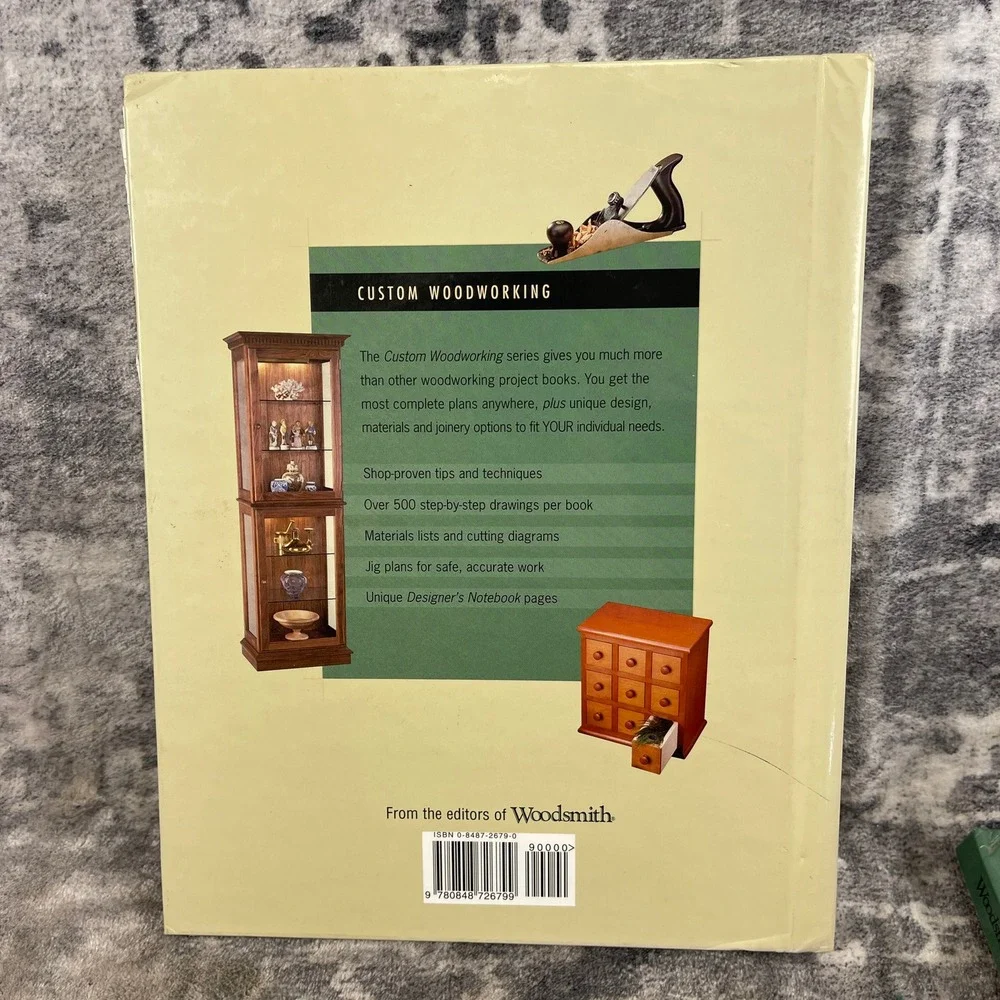 Woodsmith Classic Cabinetry Custom Woodworking Book Oxmoor House DIY Plans Guide