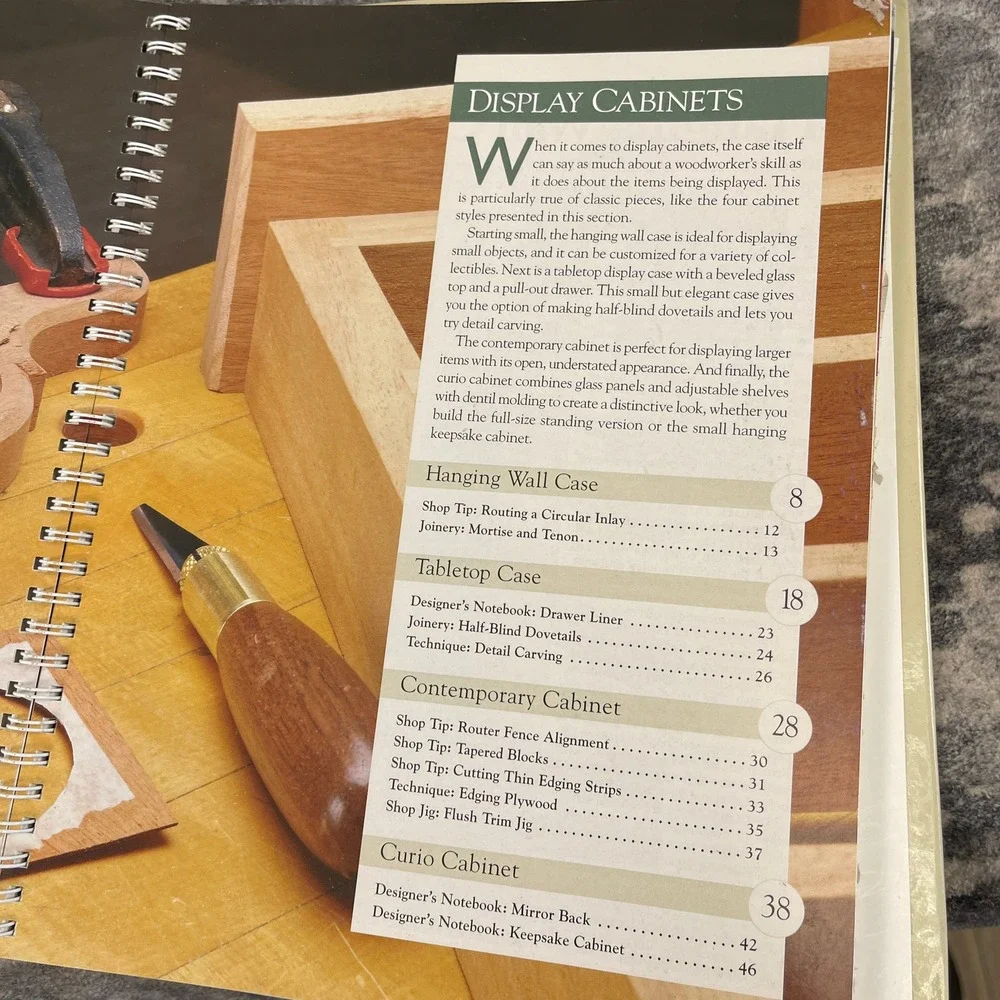 Woodsmith Classic Cabinetry Custom Woodworking Book Oxmoor House DIY Plans Guide