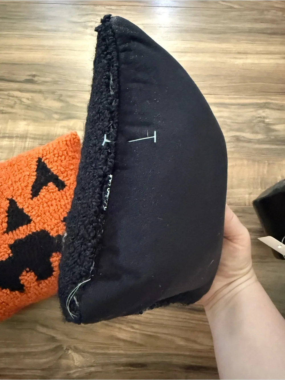 Mini Halloween Needlepoint Jack-O'-Lantern and Ghost Throw Pillow Set