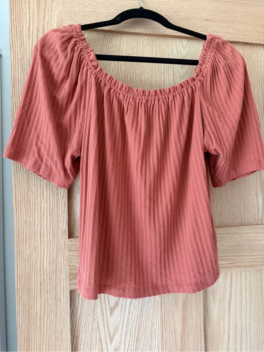 Madewell stretchy smocked