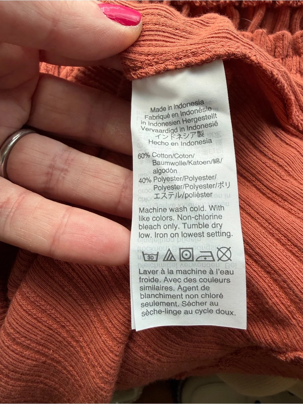 Madewell stretchy smocked
