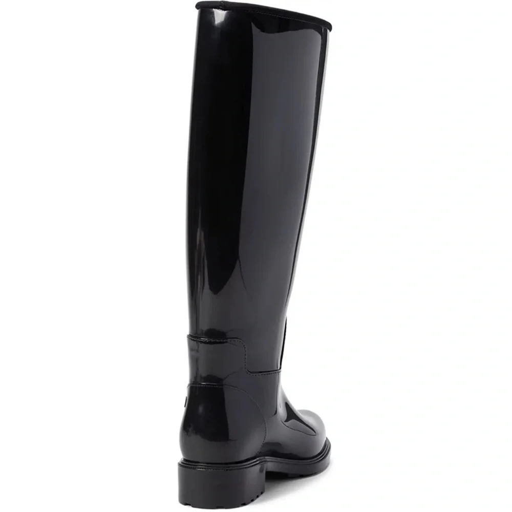 Melissa Fullness Black Rain Boots