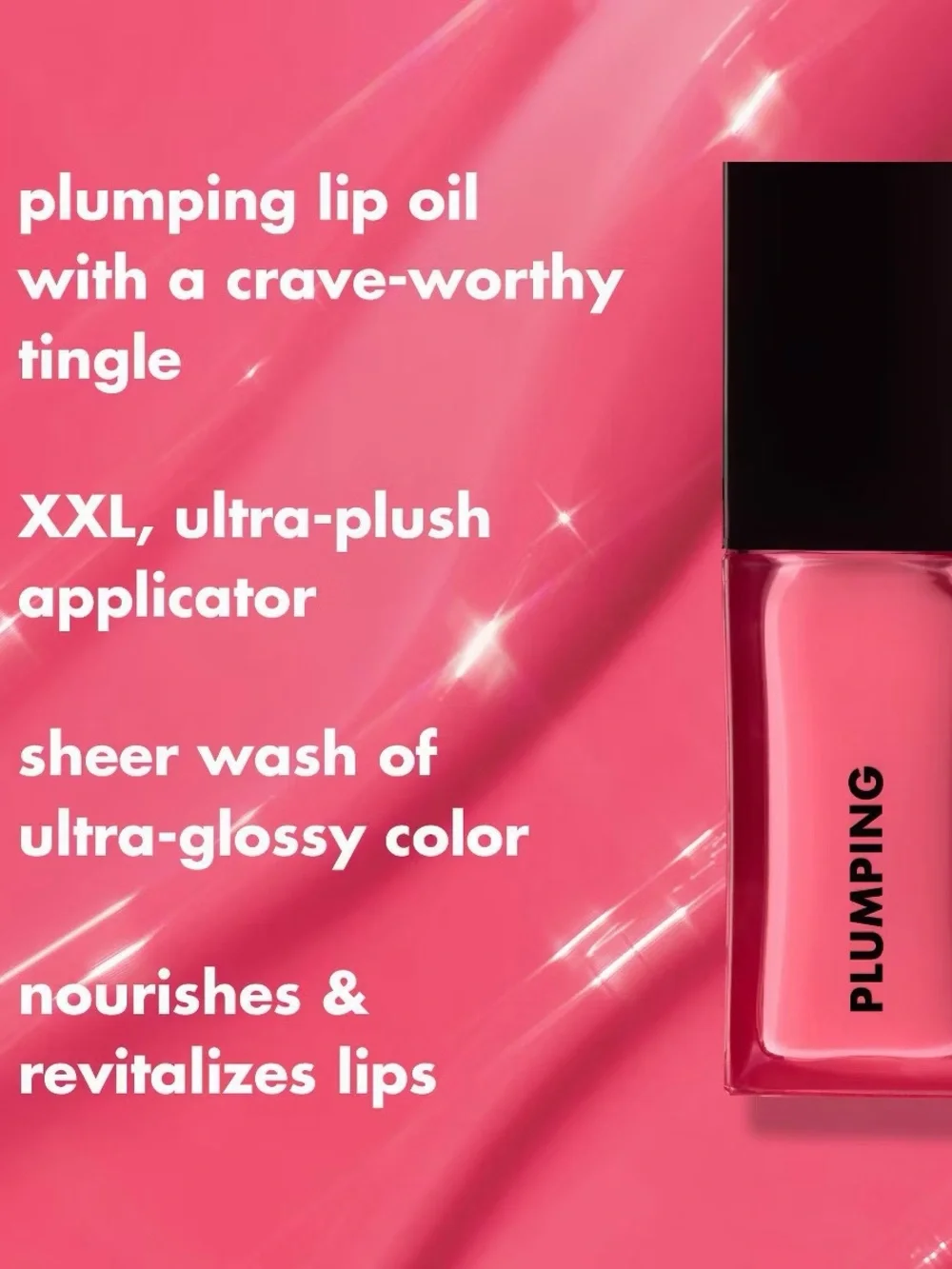 e.l.f. Glow Reviver Plumping Lip Oil – Burst Bubble – 0.25 fl oz