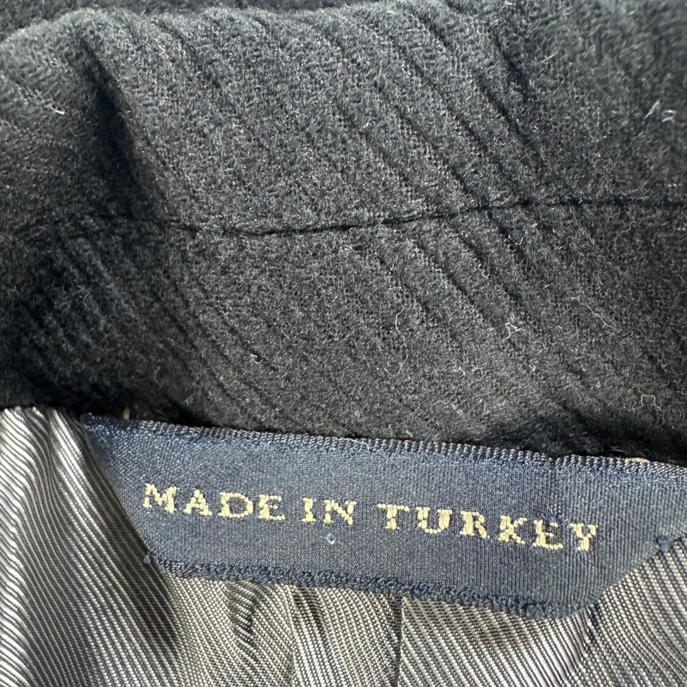 Vintage Banana Republic Mens 40R Black Corduroy Blazer Sport Coat Y2K 2006