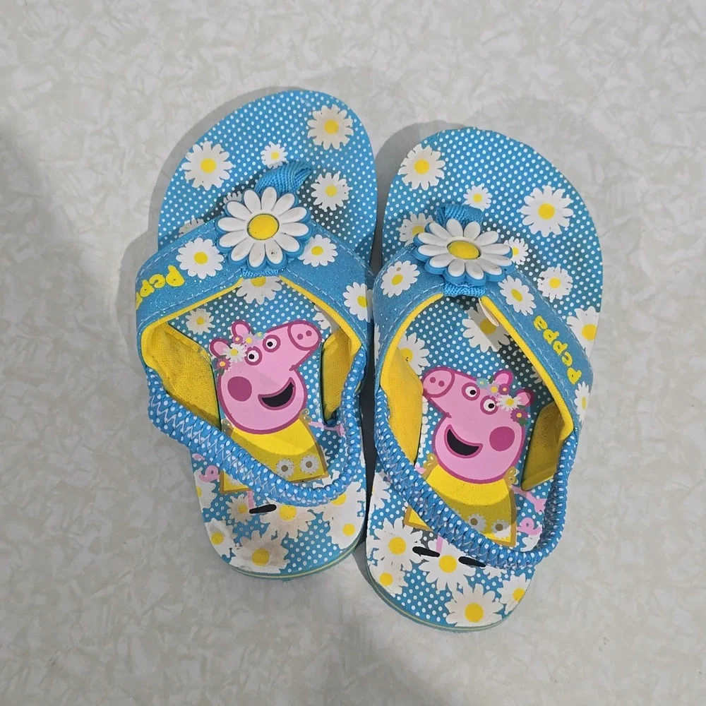 Peppa Pig flip flops size‎ 7/8