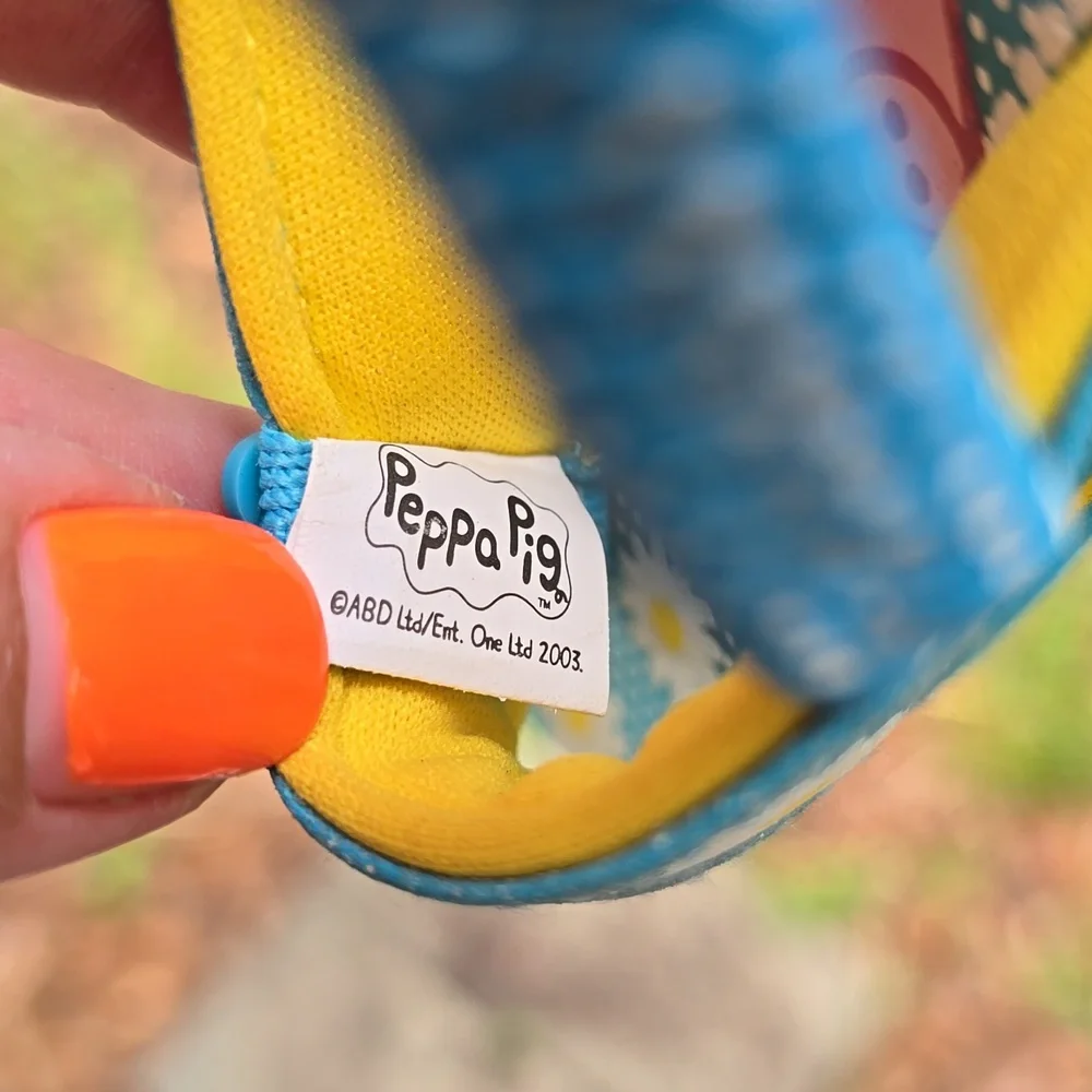 Peppa Pig flip flops size‎ 7/8